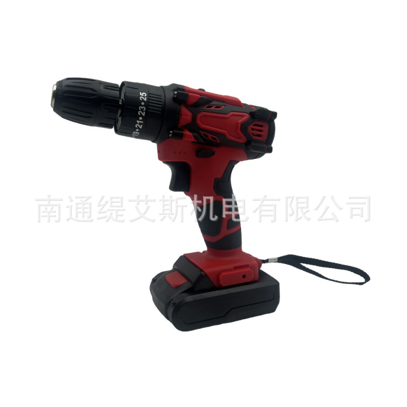 Transfronterizo 21V nuevo taladro eléctrico de litio taladro eléctrico destornillador eléctrico multifuncional conjunto de herramientas de taladro eléctrico