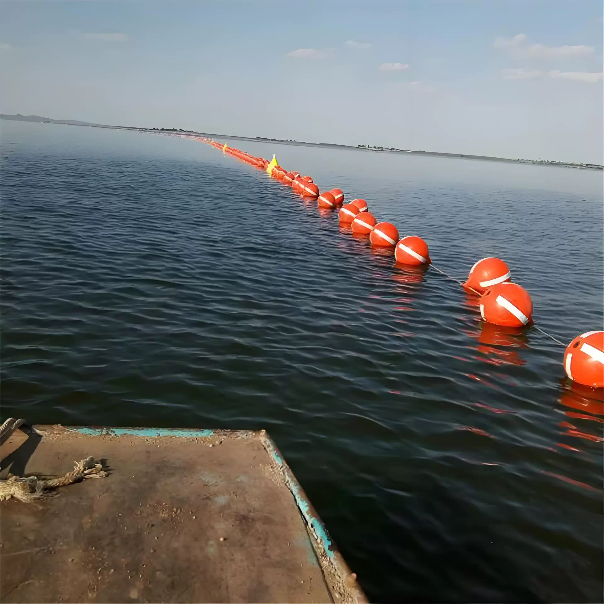 Поплавок для ограждения зон аквакультуры и озёр, водоразделный поплавок 80 см, ориентир для морской поверхности и швартовки судов, предупредительный поплавок