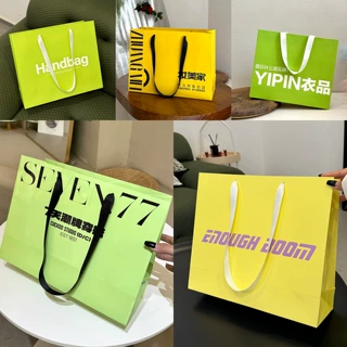 手提袋定制高级感服装包装袋大容量手提购物袋子小批量定做加logo