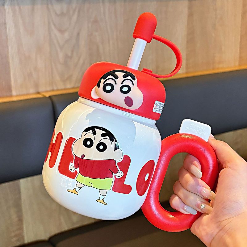 2025蜡笔小新系列保温杯小巧口袋杯子女生方便携带直饮口饮水杯子|undefined