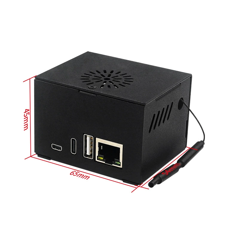 Оранжевый Pi Zero 3 металлический корпус пояс охлаждающий вентилятор совместим с платой расширения OrangePi