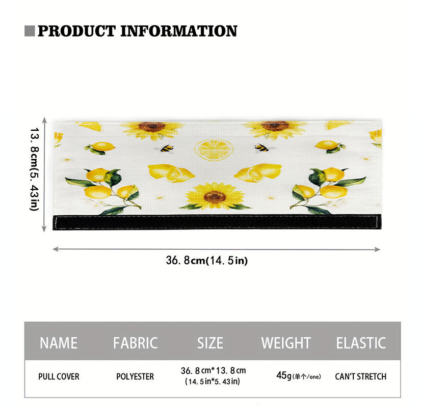 Cross-Border Labeling and Dropshipping of Coffee Printed Handle Covers, Fabric Handle Covers for Coffee Shop Decoration, Can Be Made According to Your Design, Wholesale Available