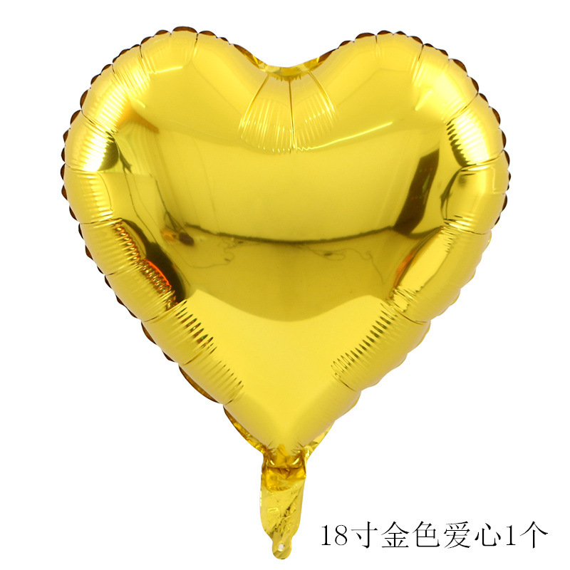 SKU_03_18寸金色爱心1个