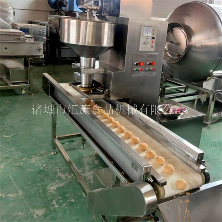 自营全自动 油炸丸子成型机 虾丸 肉丸加工全套设备生产源头厂家