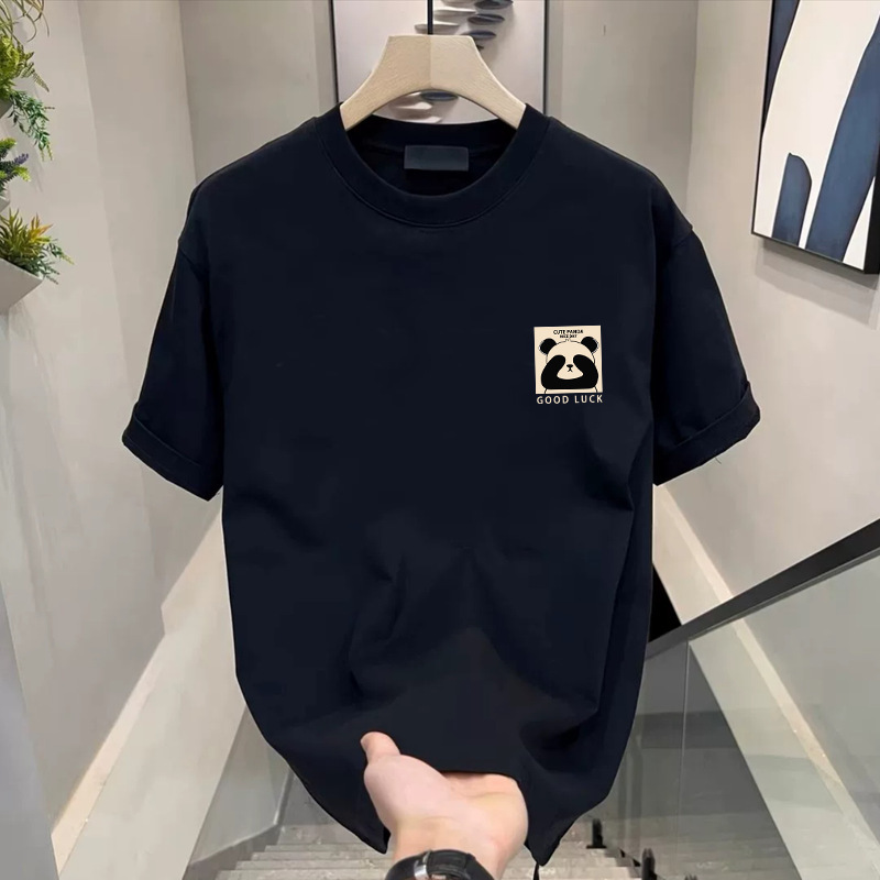 Sommerliches Kurzarm-T-Shirt für Herren – Lässiges, trendiges Basic-Top mit Rundhalsausschnitt für formelle und legere Anlässe._voghion.com