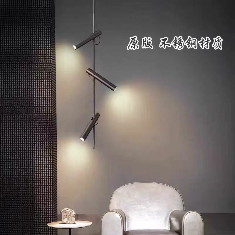 Lámpara de restaurante minimalista italiana moderna minimalista bar diseñador de mesa de comedor bar nórdico lámpara de estudio de oficina