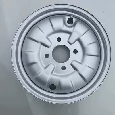 Motorcycle wheel hub load electric three-wheel steel - 16-350-curved-rear-wheel-silver