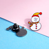 Christmas brooch suitable for men and women, protective underware, cartoon cute pin, badge