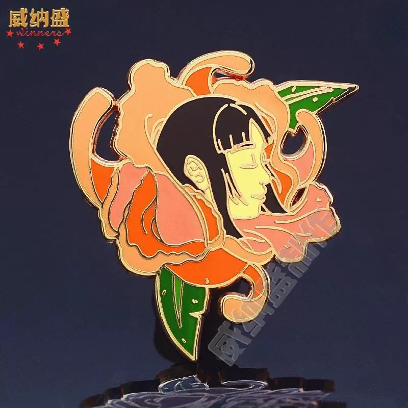 徽章定制校园企业荣誉礼品文创卡通胸章浮雕烤漆工艺个性胸针定做