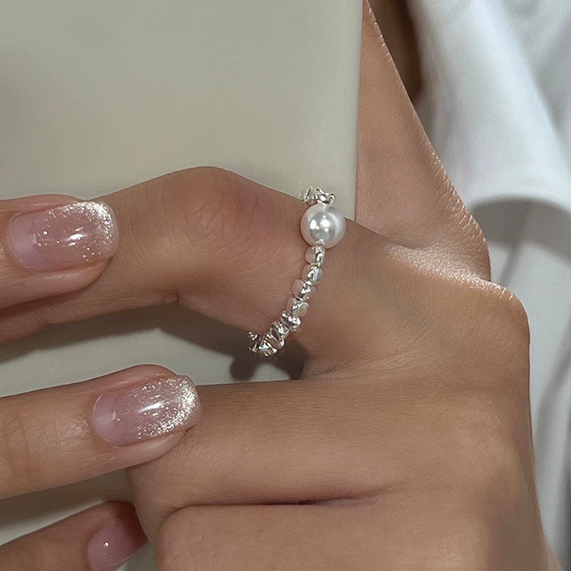 Adjustable Ring, 925 Silver Sample, Universal Fit, Light Luxury Style