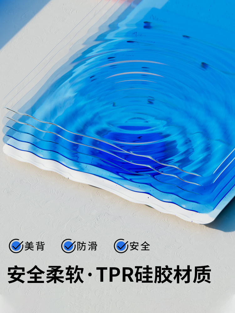 搓澡神器吸盤硅膠沐浴刷後背洗澡按摩墊搓背懶人貼牆擦背搓腳防滑