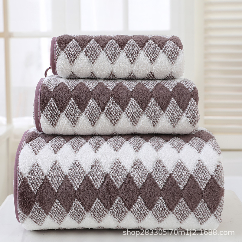 toalla de coral gruesa toalla de baño conjunto de absorción de agua para adultos toallas suaves