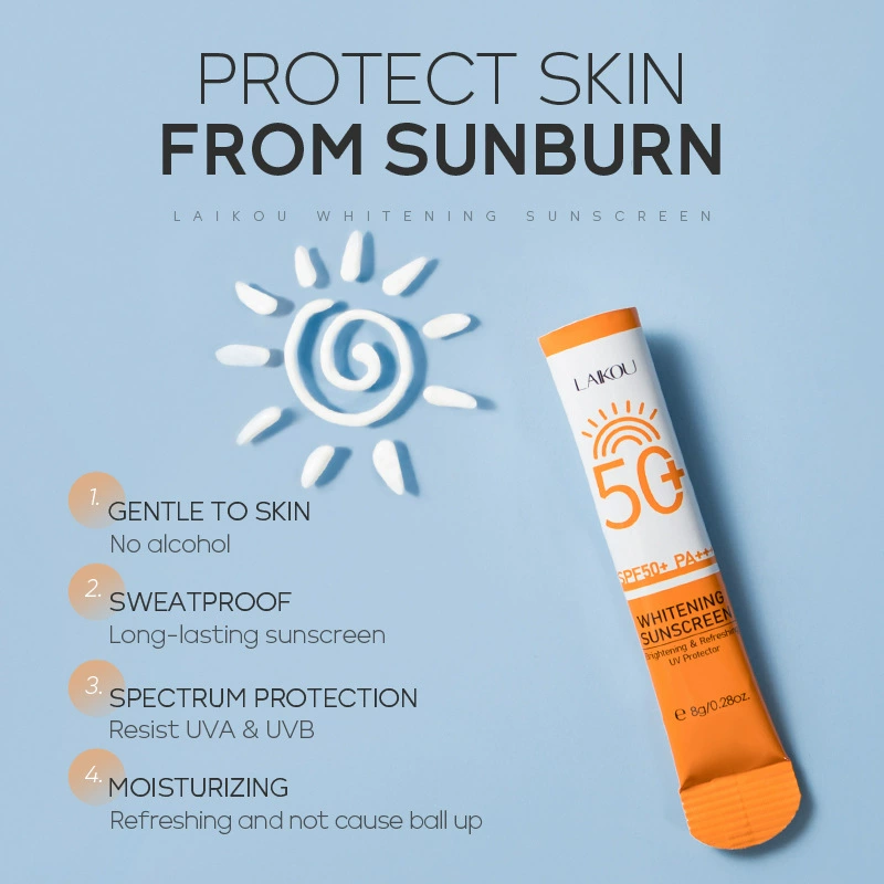 Moisturizing Protective Sunscreen Sample 8 g SPF50 PA+++, lightweight non-greasy cream