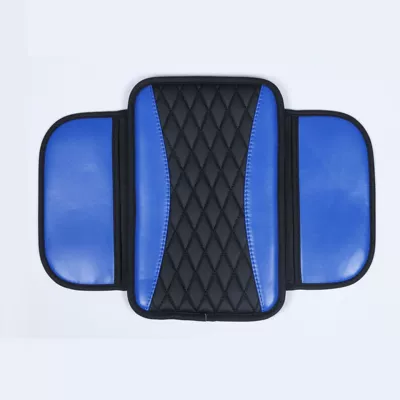 Anti-Dirt Wear-Resistant Protective Mat with – Armrest box pad - double-spell-storage-bag-black-blue