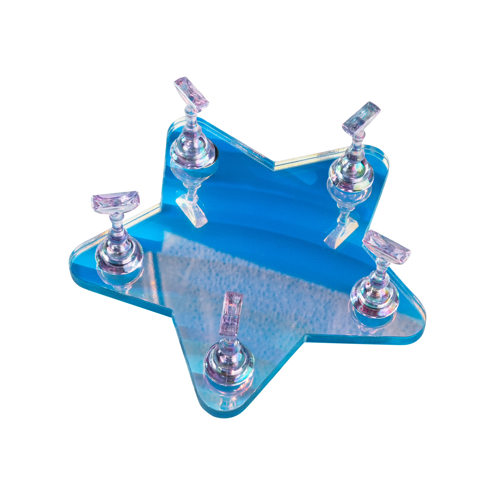 Usar herramientas de uñas, práctica de uñas, soporte para uñas, hada, fantasía, base acrílica Aurora, soporte para uñas, soporte para piezas de ajedrez, soporte para exhibición