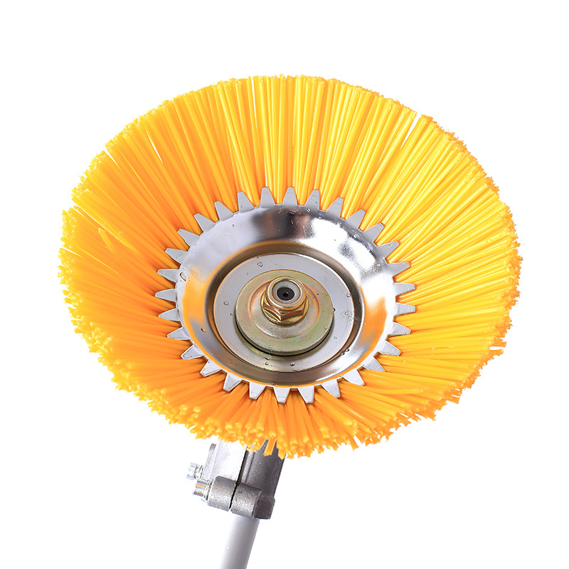 8寸割草机打草头尼龙除草轮家用除草砖缝加硬尼龙丝割草轮锄草绳