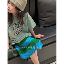 波拉bora韩国童装女童连衣裙夏装2024新款小女孩高端公主半身裙甜