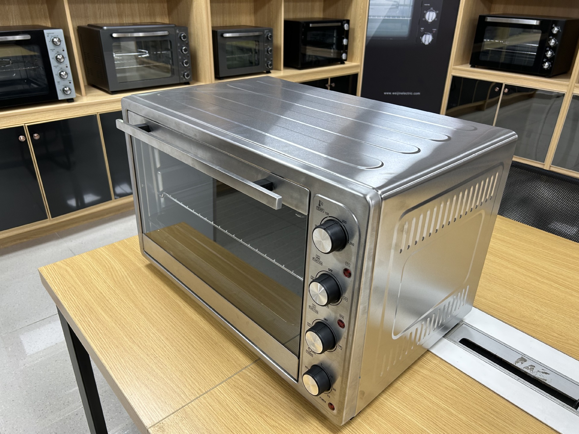 80L horno multifuncional de pantalla mecánica horno eléctrico doméstico de comercio exterior horno de gran capacidad KS75