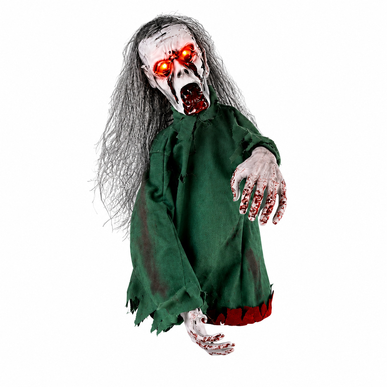 Halloween nuevo control de voz zombie decoración de juguetes accesorios adornos accesorios de terror transfronterizos lámparas de regalo