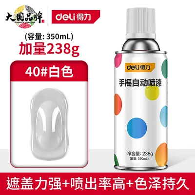 Avtomobil boyası painting graffiti metal anti-rust - 40white-super-value-weighted-238g-12-bottlesbox-350mlbottle-spray-paint