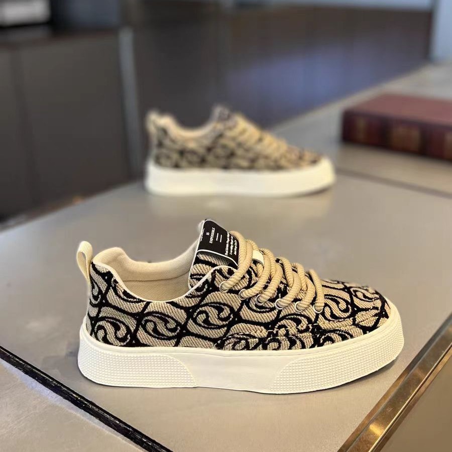 Men's Shoes Spring New Breathable Cloth Casual Internet Trendy All-match Men's Sneakers Weaved Canvas Shoes for Men