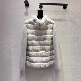 2025冬季新款精致优雅软糯复古洋气时尚减龄时髦老钱拼接皮草外套