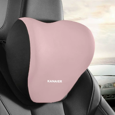Headrest Foam Lumbar Cushion Neck Pillow Universal - peach-powder-headrest