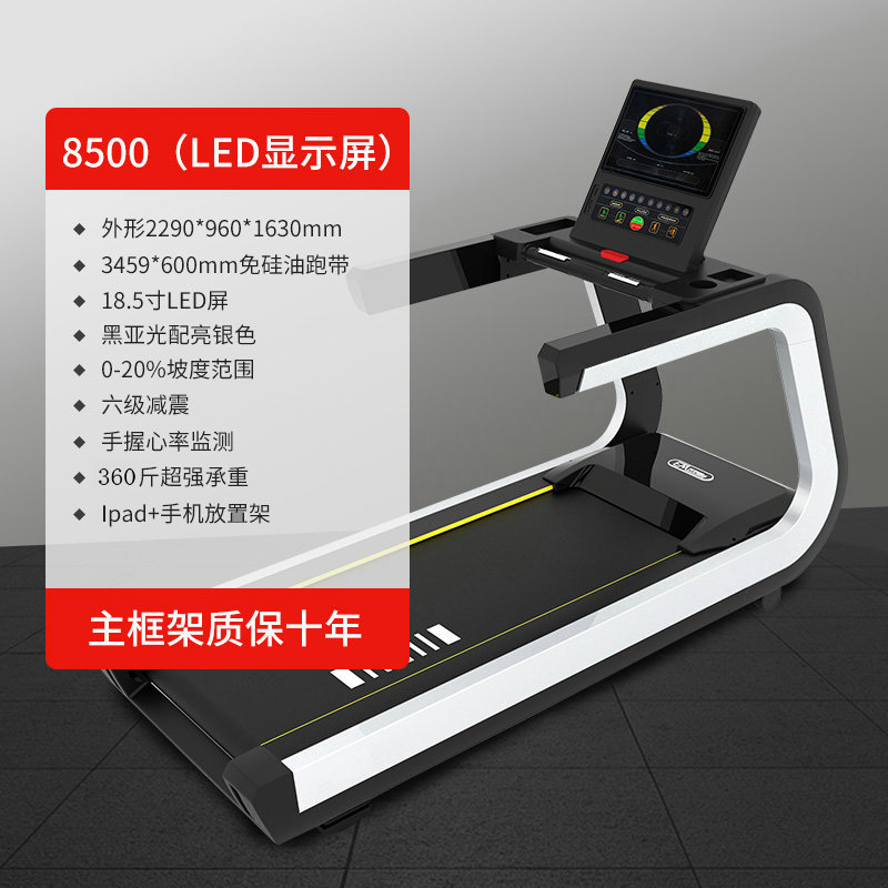 Lujo absorción de golpes cinta de correr empresa hogar multifuncional marcha atrás caminando máquina gimnasio Comercial Grande