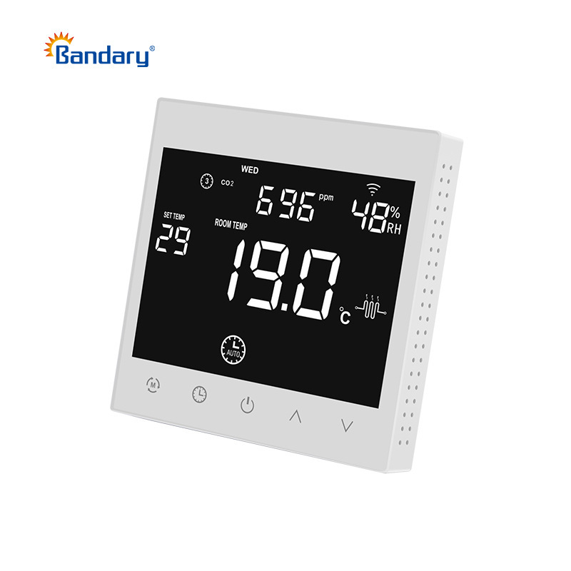 Bondrey High-Quality Smart Thermostat Room Touch Button Graffiti 20A Electric Floor Heating Thermostat