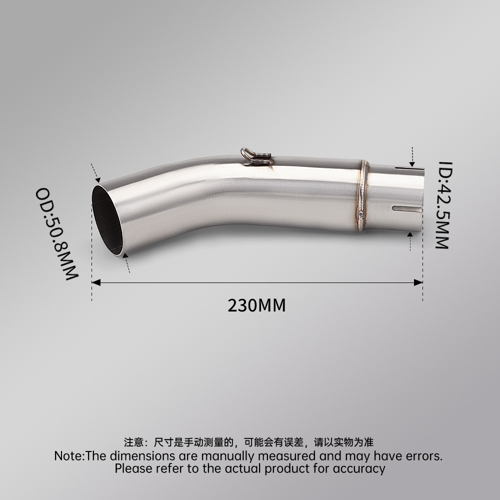 Motorcycle Exhaust Pipe Middle and Tail Muffler Set for Kawasaki Kymai 250Rr, Yoshimura Exhaust Tail Section