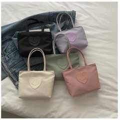 韓国のインスタ映えするナイロン製ミニ通勤バッグ、ハンドバッグ、エコバッグ、スマホポーチ、女性通勤必需品