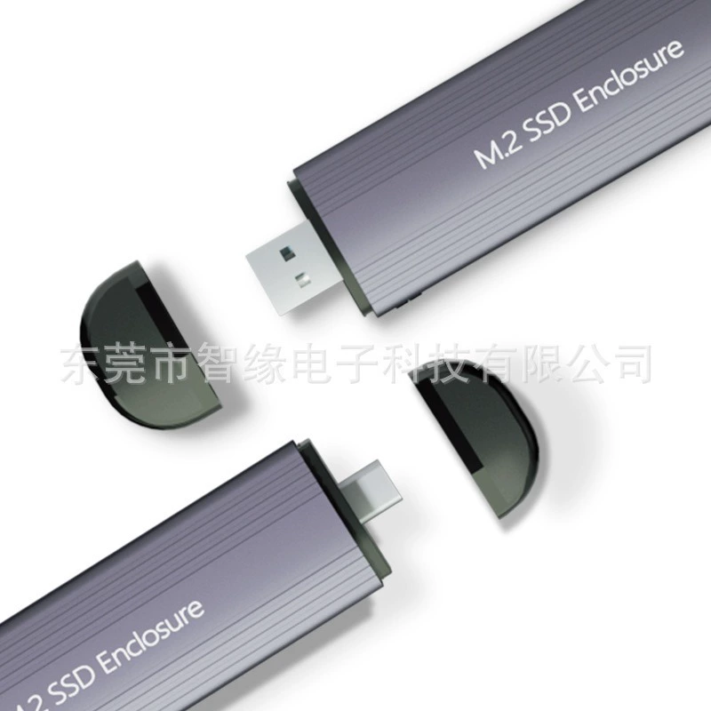 Корпус для твердотельного диска M2 NVMe lightning 3 TYPEC двойной интерфейс, прямое подключение, корпус для SSD M2