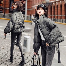 新款冬装白鸭绒羽绒服女韩版时尚宽松短款羽绒服外套潮