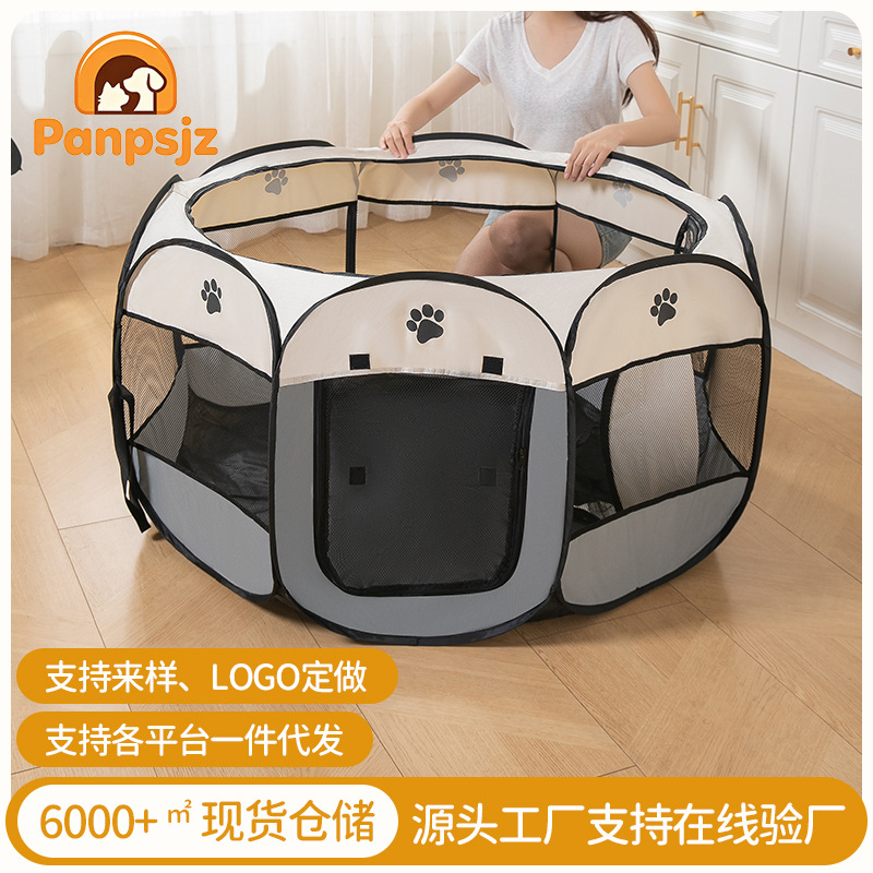 Direct Sales from the Source Factory: Cat Birthing Enclosure, Cat Cage, Pet Dog House, Birthing Box, Octagonal Cage, Household Indoor Foldable