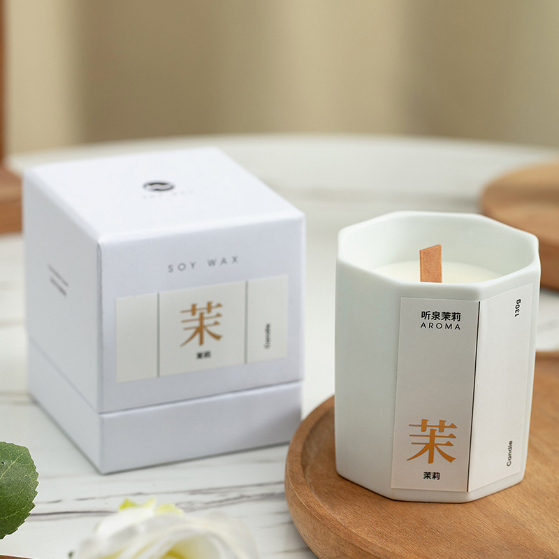 Ins estilo creativo aromaterapia hexagonal vela romántica Regalo de Cumpleaños mano regalo decoración DIY fragancia vela