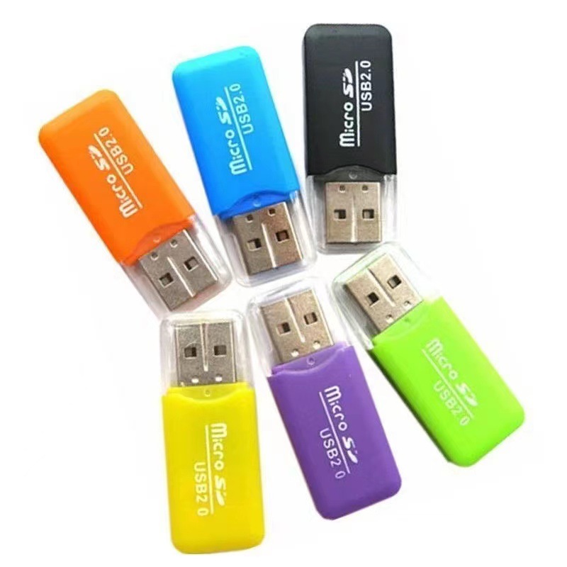 冰爽迷你高速USB2.0读卡器手机音箱MicroTF卡读卡器 便携读卡器