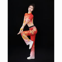 健美操啦啦操服装学生体操运动会啦啦队服装比赛团体中国风