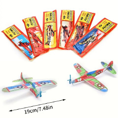 バブル滑走マジック飛行機バブル飛行機模型盛り合わせ食品玩具幼稚園手作り玩具クロスボーダー