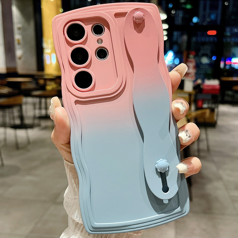 Premium Protective Phone Case With Wristband For Samsung Galaxy_voghion.com