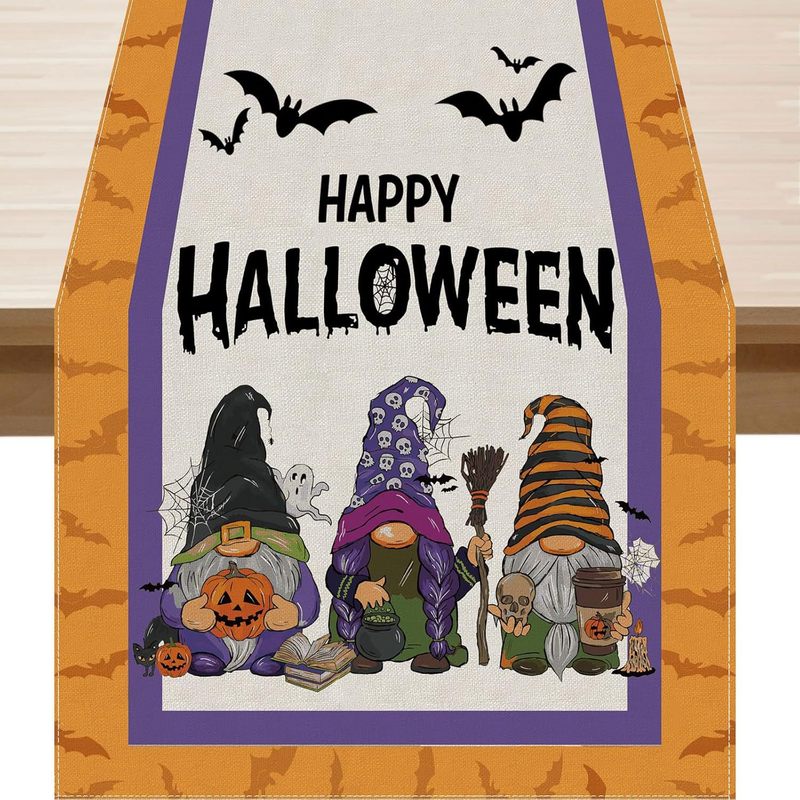 国境を越えたアマゾンの新型ハロウィーンテーブル旗頭蓋カボチャ祭り家庭装飾テーブルクロステーブルクロス茶何布|undefined