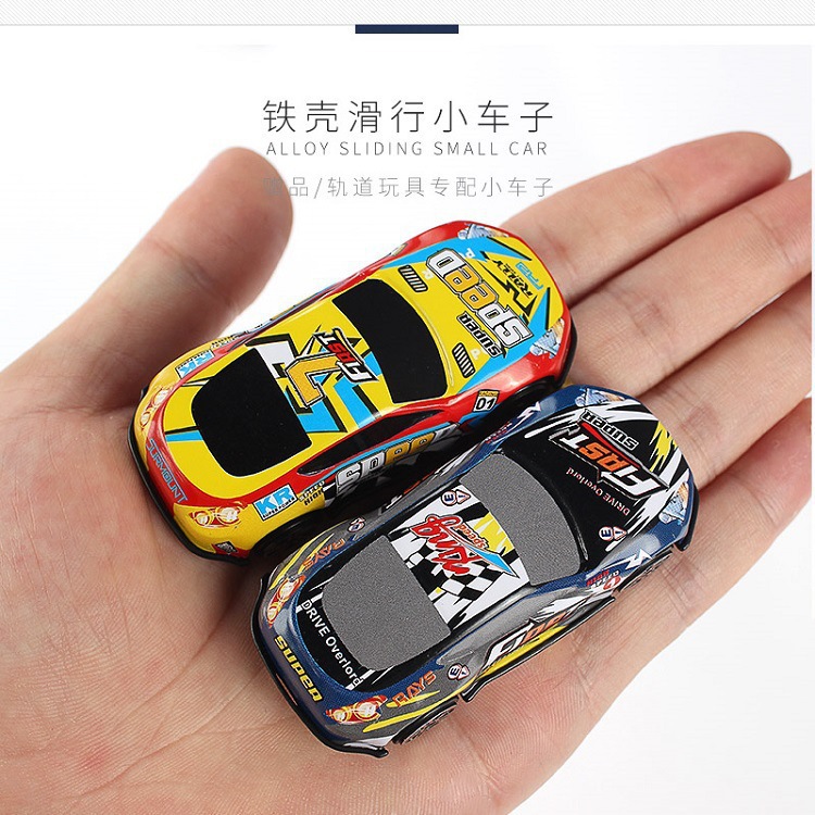 10cm Super running metal coche de juguete creativo aleación de hierro Shell Tire hacia atrás modelo de coche transmisión en vivo al por mayor coche de carreras