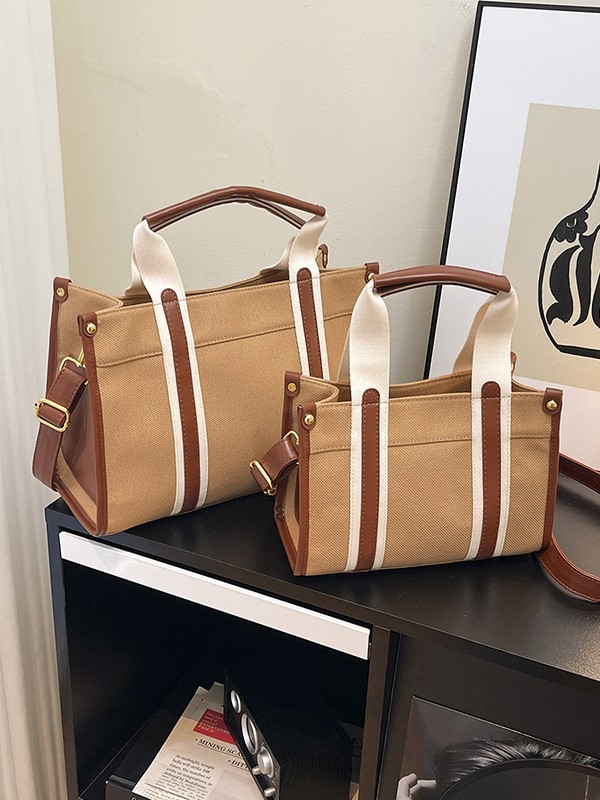Bolso Tote para mujeres transfronterizas nuevo bolso de moda coreano de alta calidad contraste color versátil mochila de viaje