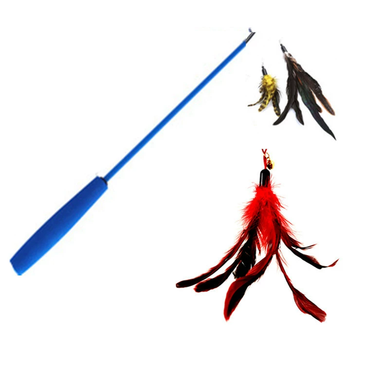 Замена большого куриного пера Голова Замена кошачьей палки голова трансграничная Замена кошачьего пера завод прямые поставки сменной головки