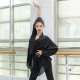 Latin Dance Costume Training Women's Adult Top Loose High Sense Pullover Shirt Long Sleeve Dance Training Clothes