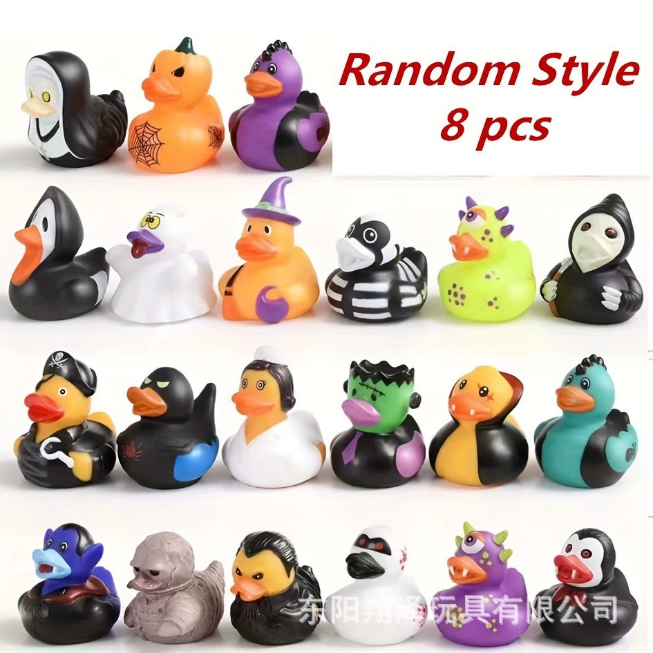 Новый хэллоуиновский набор Amazon Calligraphy Duck 24 Mixed Ghost Festival Pumpkin Ghost Style Duck 2-дюймовый шип