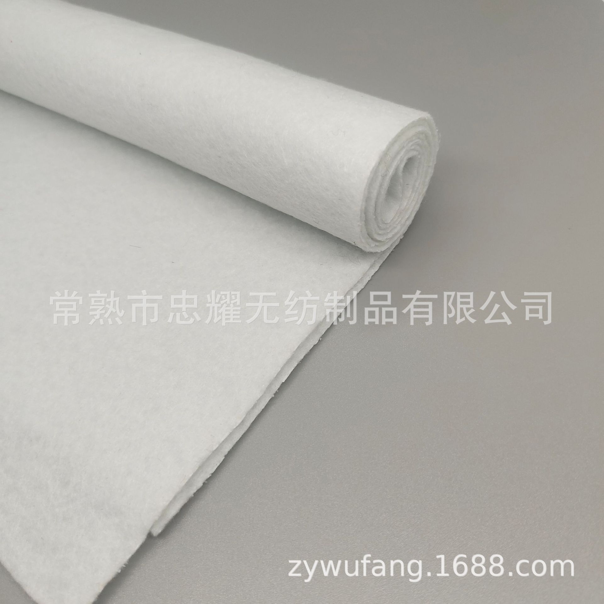 针刺无纺布绗缝棉卷材 可定服装衬布家居家纺鞋衬针刺棉无纺布