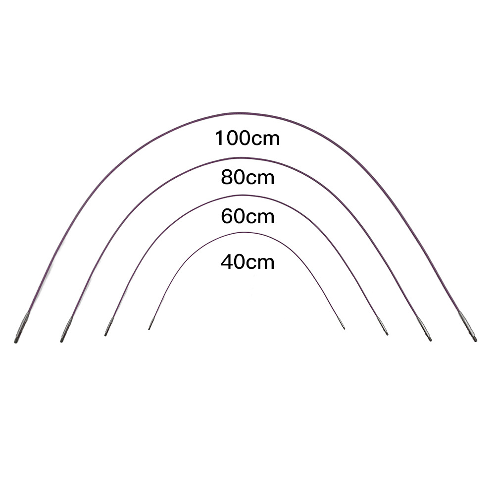 Herramientas de tejido transfronterizas aguja de suéter 13cm aguja de anillo desmontable conjunto de aguja de anillo de suéter de óxido de aluminio