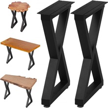 餐桌餐台餐厅创意家具腿铁艺桌腿五金桌子腿支架时尚桌脚书桌支架