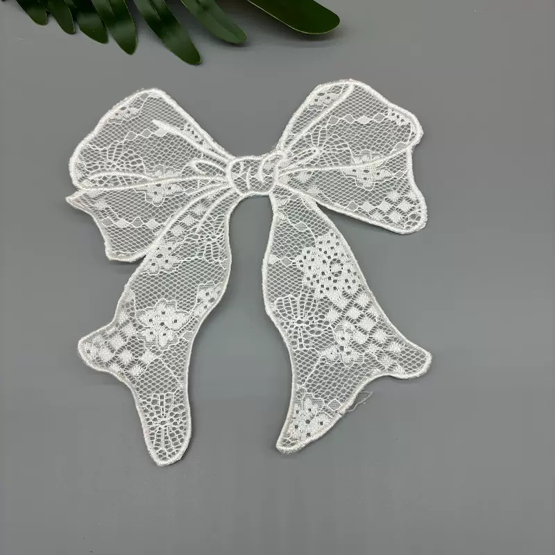 电脑刺绣蕾丝蝴蝶女装卫衣胸花春装布贴牛仔背后补丁外贸服装辅料