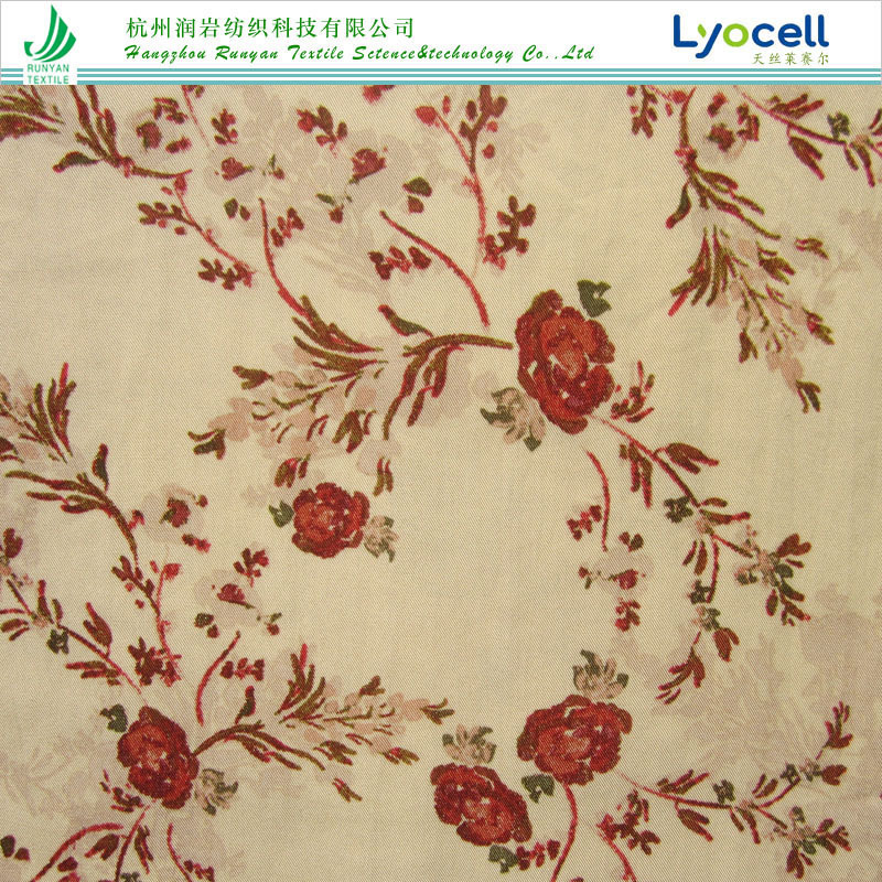 LYOCELL莱赛尔印花面料  莱赛尔活性印花时装面料 多种规格